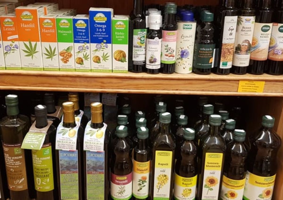 Sonnenblumenöl Olivenöl Sanovital Lana BIO Öle Hanföl Rapsöl Mandelöl