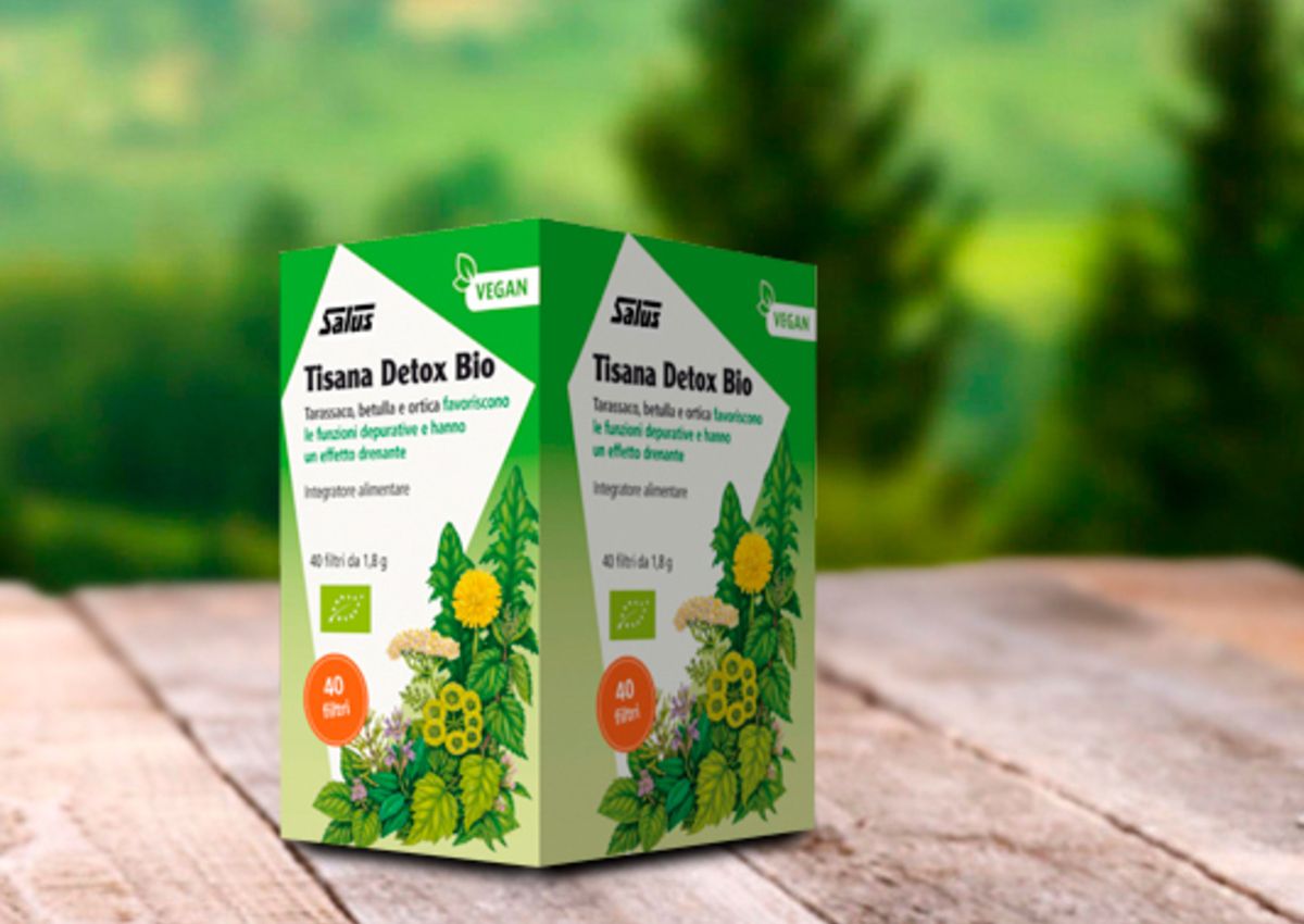 Sanovital Lana Salus Tisana Detox Bio Nahrungsergänzungsmittel Basis von 10 Pflanzen