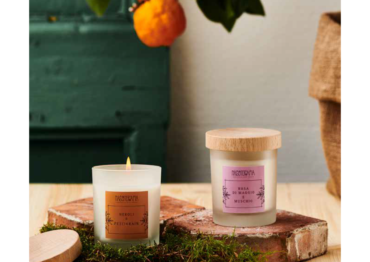 Nasoterapia Candela profumata ambienti negozio BIO specializzato SanoVital in Lana