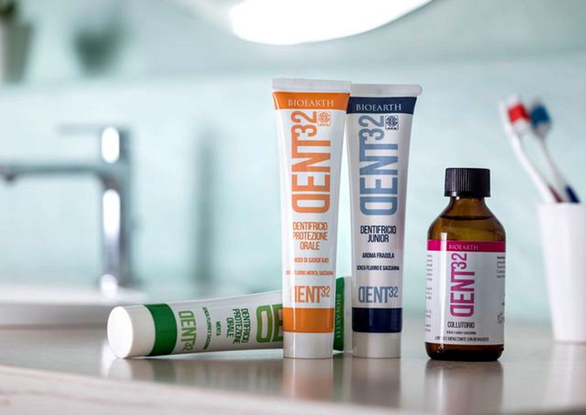 Zahnpasta Mundwasser Bioearth Zahnpflege naturbelassen SanoVital Lana